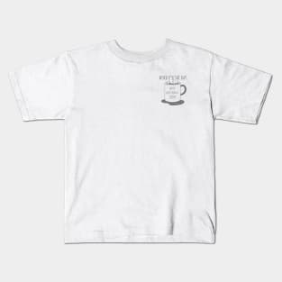 Coffee Yoga Kids T-Shirt